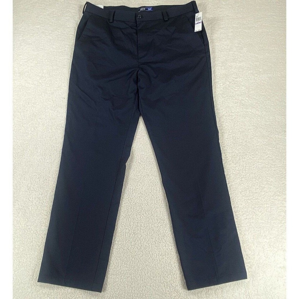 NWT IZOD American Chino‎ Flat Front Men's Size 38 Blue Straight Fit Pants